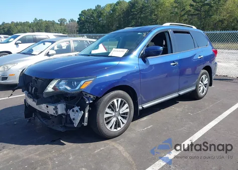 2019 Nissan Pathfinder S из США, поврежденный, VIN 5N1DR2MNXKC591301